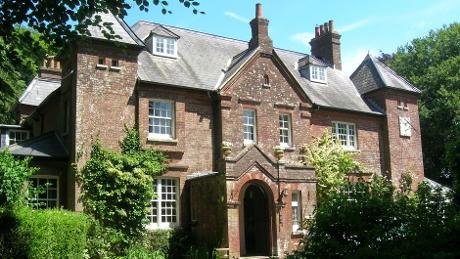 The front of a brick-built house 